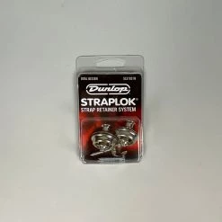 Fretted Accessories Dunlop Straplok Dual Design Strap Retainers, Nickel