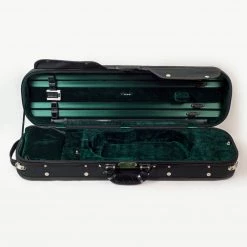 Kohr Howard Core CC500 4/4 Violin Case, Black With Green Interior
