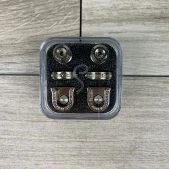 Fretted Accessories Schaller Strap S-Locks In Nickel (Set Of 2)