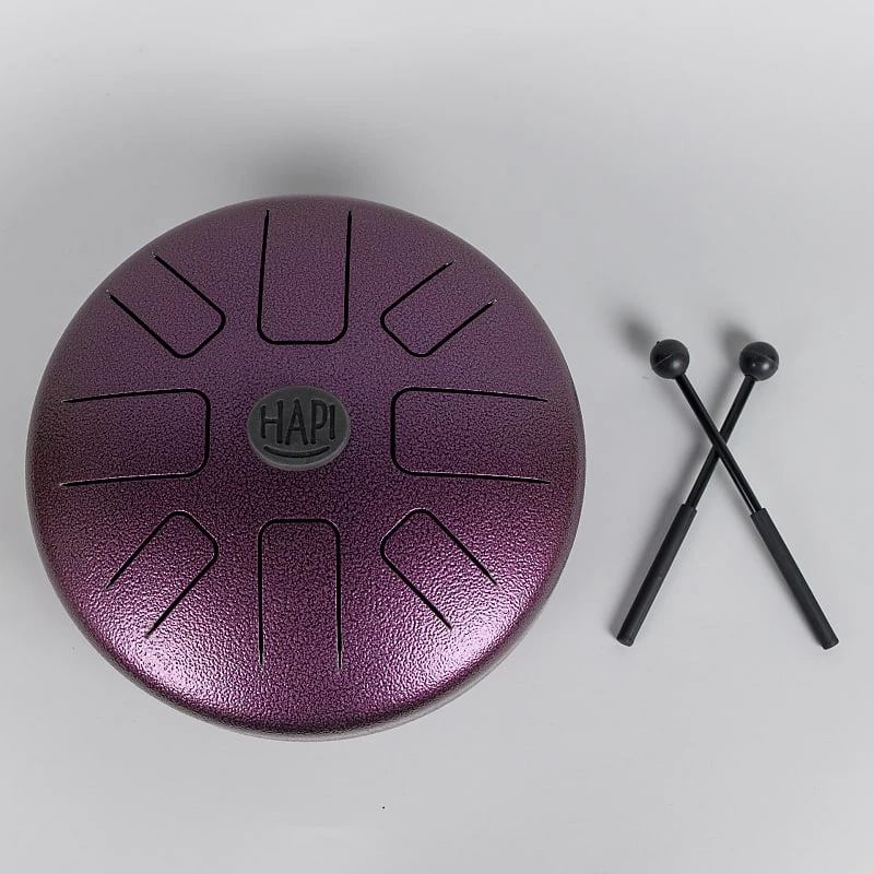 HAPI Drums Aura Steel Tongue Drum B Akebono In Purple Hand Percussion 4 HAPI Drums Aura Steel Tongue Drum B Akebono In Purple Hand Percussion