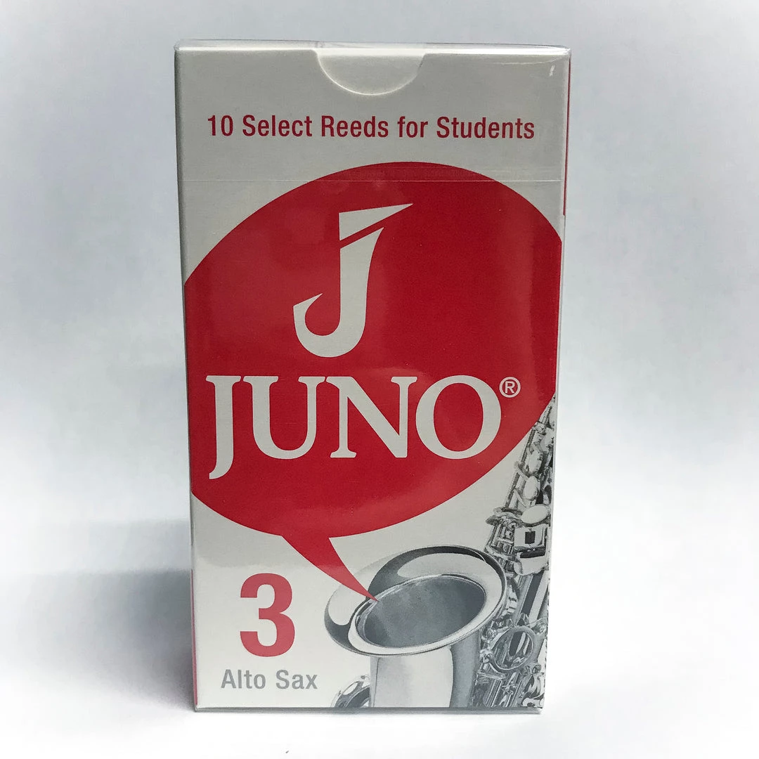 Vandoren Juno Alto Saxophone Reeds Strength 3 (Box Of 10) 3 Vandoren Juno Alto Saxophone Reeds Strength 3 (Box Of 10)