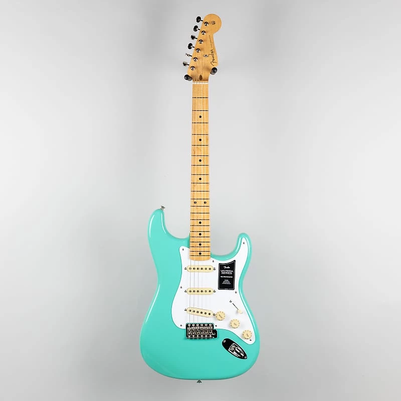 Electric Guitars Fender Vintera '50s Stratocaster In Seafoam Green (Factory B-Stock MX21254750) 4 Electric Guitars Fender Vintera '50s Stratocaster In Seafoam Green (Factory B-Stock MX21254750)