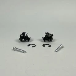 Fretted Accessories Dunlop Straplok Dual Design Strap Retainers, Black