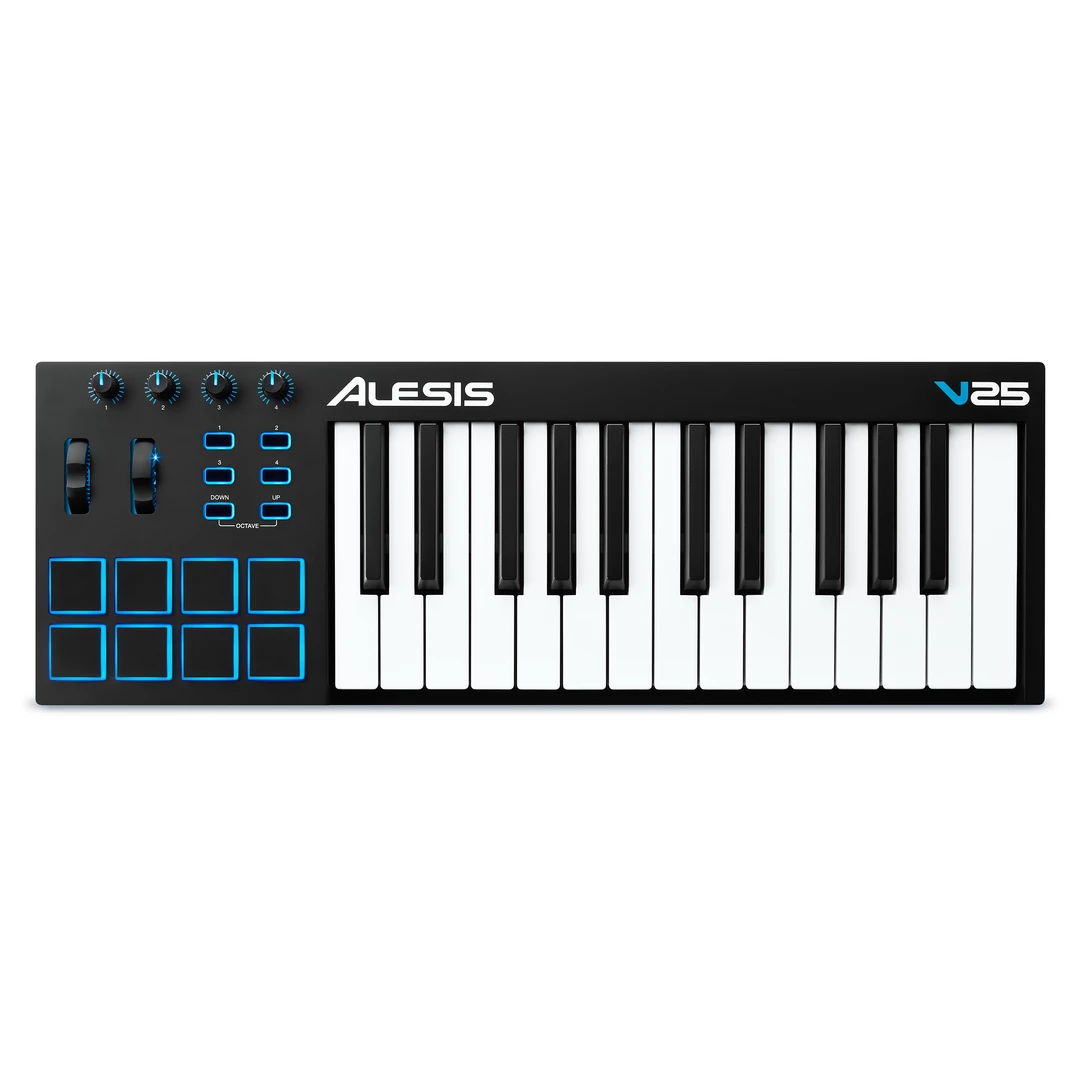 Alesis V25 25-Key USB-MIDI Keyboard Controller Keyboard Controllers 5 Alesis V25 25-Key USB-MIDI Keyboard Controller Keyboard Controllers