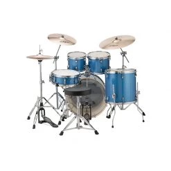 Ludwig Element Evolution Series 5 Piece Drum Set With Cymbals, In Blue Sparkle Drum Sets