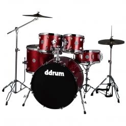 Drum Sets Ddrum D2 522 5-Piece Complete Drum Set In Red Sparkle