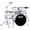 Ddrum D2 522 5-Piece Complete Drum Set In Gloss White