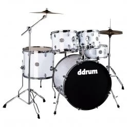 Ddrum D2 522 5-Piece Complete Drum Set In Gloss White