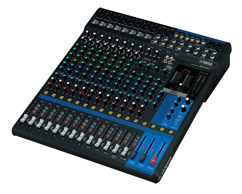 Mixers Yamaha MG16XU 16-Channel Mixing Console: W/Effects 6 Mixers Yamaha MG16XU 16-Channel Mixing Console: W/Effects