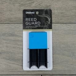 Woodwind Accessories D'Addario Tenor/Baritone Sax & Bass Clarinet Reed Guard In Blue (Holds 4 Reeds)