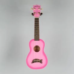 Kala Makala Soprano Dolphin Ukulele, Pink Burst Ukuleles