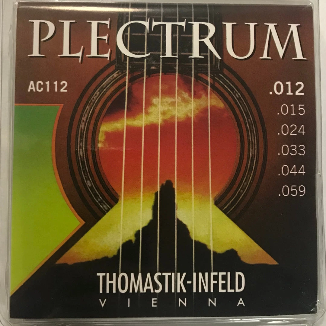 Thomastik-Infeld String Sets Thomastik Plectrum Hybrid Acoustic Guitar Strings, Med-Light, 12-59 3 Thomastik-Infeld String Sets Thomastik Plectrum Hybrid Acoustic Guitar Strings, Med-Light, 12-59