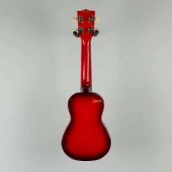 Kala Makala Soprano Dolphin Ukulele, Red Burst 7 Kala Makala Soprano Dolphin Ukulele, Red Burst