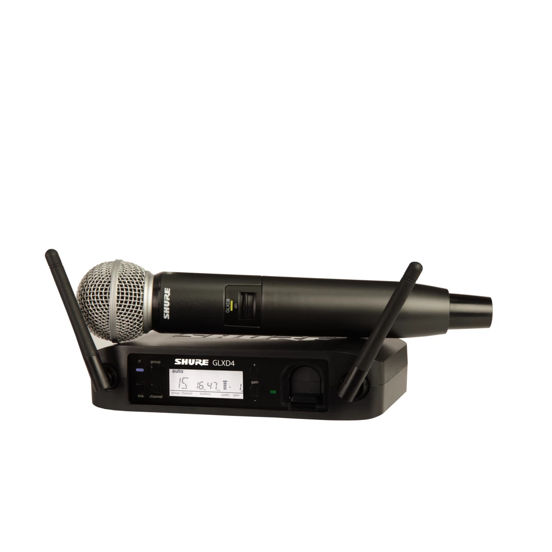 Shure GLXD24/SM58 Digital Wireless Vocal System With SM58 Vocal Microphone 3 Shure GLXD24/SM58 Digital Wireless Vocal System With SM58 Vocal Microphone