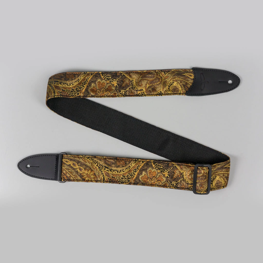 Paul Reed Smith Paisley Strap In Brown Fretted Accessories 3 Paul Reed Smith Paisley Strap In Brown Fretted Accessories