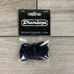 Dunlop Nylon Standard Picks, 12-Pack, 1.0mm Fretted Accessories