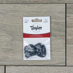 Taylor Premium 351 Thermex Ultra Picks, Black Onyx, 6-Pack, 1.5 Mm