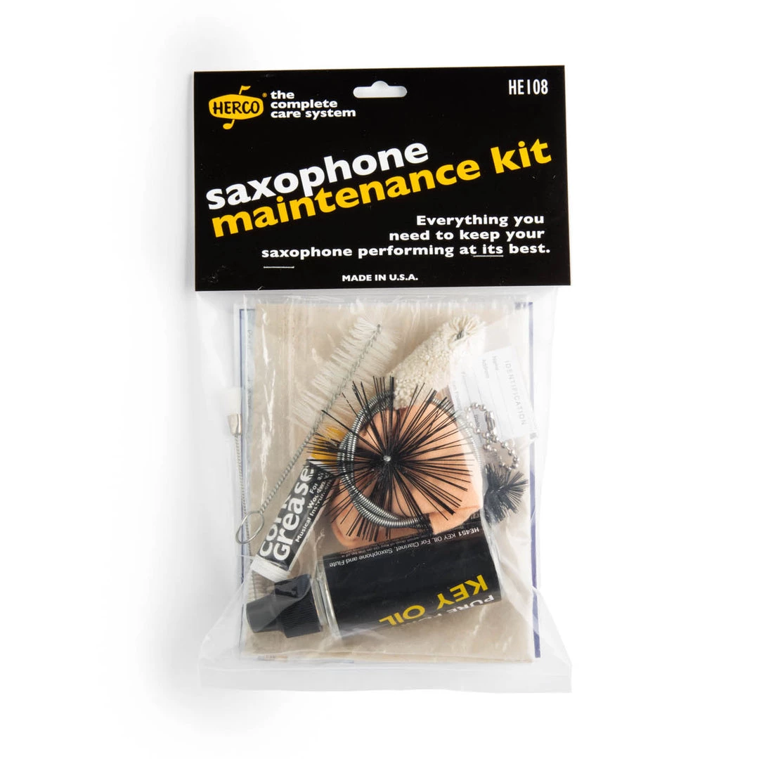 Herco Saxophone Care/Maintenance Kit Woodwind Accessories 5 Herco Saxophone Care/Maintenance Kit Woodwind Accessories
