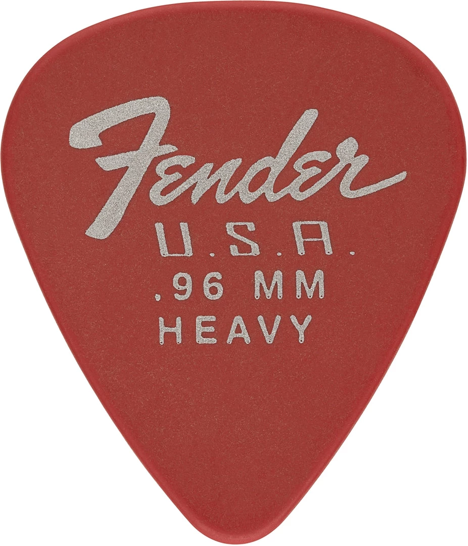 Fender Dura-Tone Delrin Pick, 351-Shape, Heavy, 12-Pack, Fiesta Red 4 Fender Dura-Tone Delrin Pick, 351-Shape, Heavy, 12-Pack, Fiesta Red