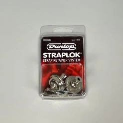 Dunlop Straplok Dual Design Strap Retainers, Nickel Fretted Accessories