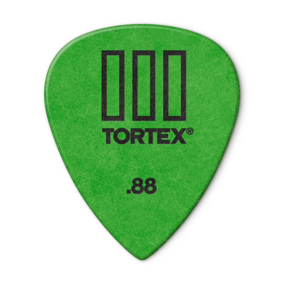Fretted Accessories Dunlop Tortex III Picks, 12-Pack, 0.88mm 4 Fretted Accessories Dunlop Tortex III Picks, 12-Pack, 0.88mm