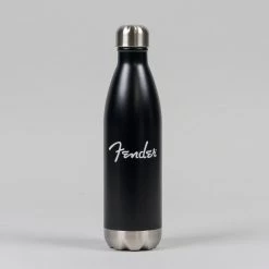 Fender Stainless Steel Water Bottle In Black