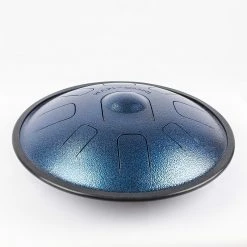 HAPI Drum Omni Steel Tongue Drum, F Major In Metallic Blue, Includes Carrying Bag Hand Percussion