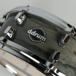 Snare Drums Ddrum Dominion 5.5" X 14" Snare Drum In Transparent Black