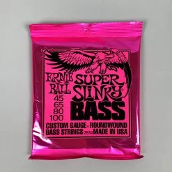Ernie Ball Super Slinky Nickel Wound Bass Strings, 45-100