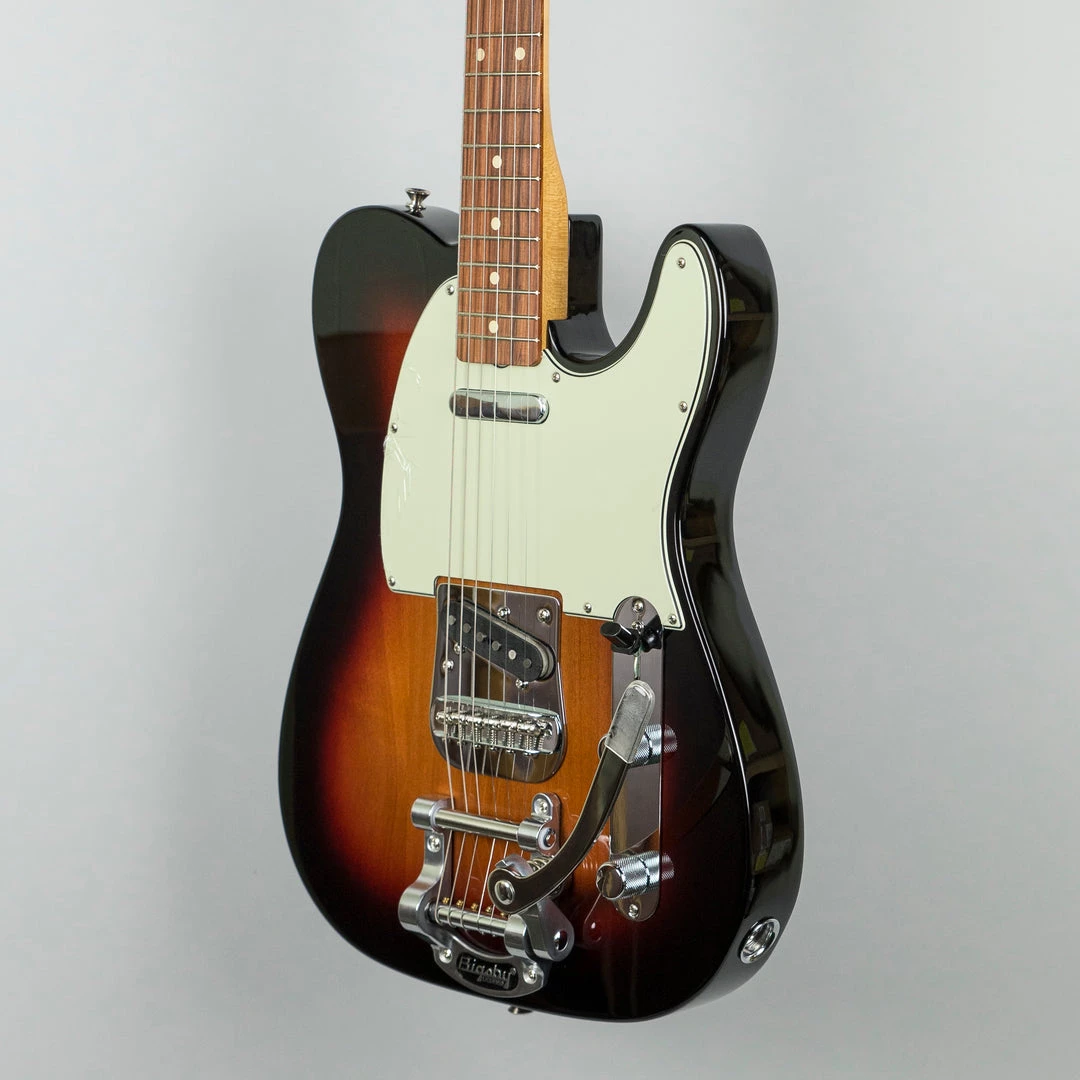 Electric Guitars Fender Vintera '60s Telecaster Bigsby In 3-Color Sunburst 6 Electric Guitars Fender Vintera '60s Telecaster Bigsby In 3-Color Sunburst