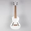 Kala Archtop Tenor Ukulele With EQ, Metallic White 1 Kala Archtop Tenor Ukulele With EQ, Metallic White