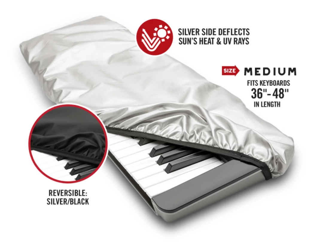 Keyboard Accessories Maloney StageGear Keyboard Cover Medium, 36" - 48" 4 Keyboard Accessories Maloney StageGear Keyboard Cover Medium, 36" - 48"