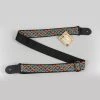 Henry Heller 2" Woven Jacquard Guitar Strap In Braided Multi Color Fretted Accessories