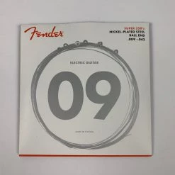 String Sets Fender Super 250's Nickel Plated Steel Guitar Strings, .009-.042