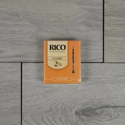 Rico By D'Addario Bb Clarinet Reeds, Strength 2.5 (Box Of 10) Woodwind Accessories