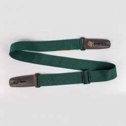 Lock-It Poly Pro Series 2" Guitar Strap In Green/Brown Fretted Accessories