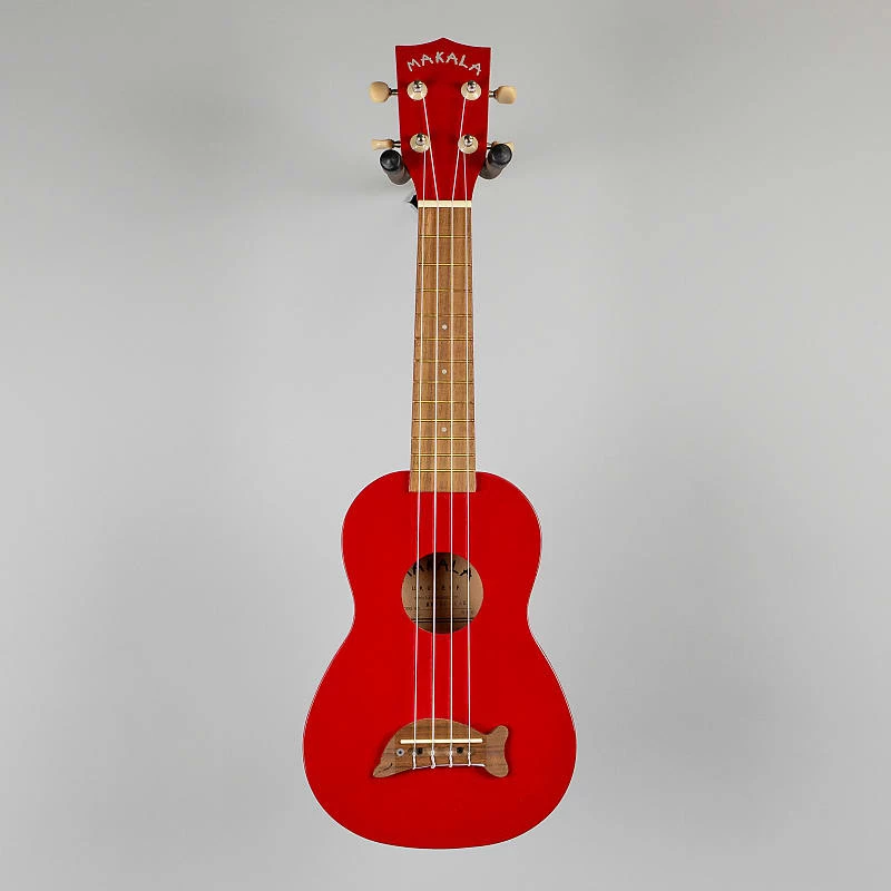 Ukuleles Kala Makala Soprano Dolphin Ukulele, Candy Apple Red 5 Ukuleles Kala Makala Soprano Dolphin Ukulele, Candy Apple Red