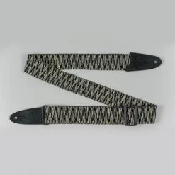 Paul Reed Smith Cotton Woven Strap In Black/Gray Fretted Accessories