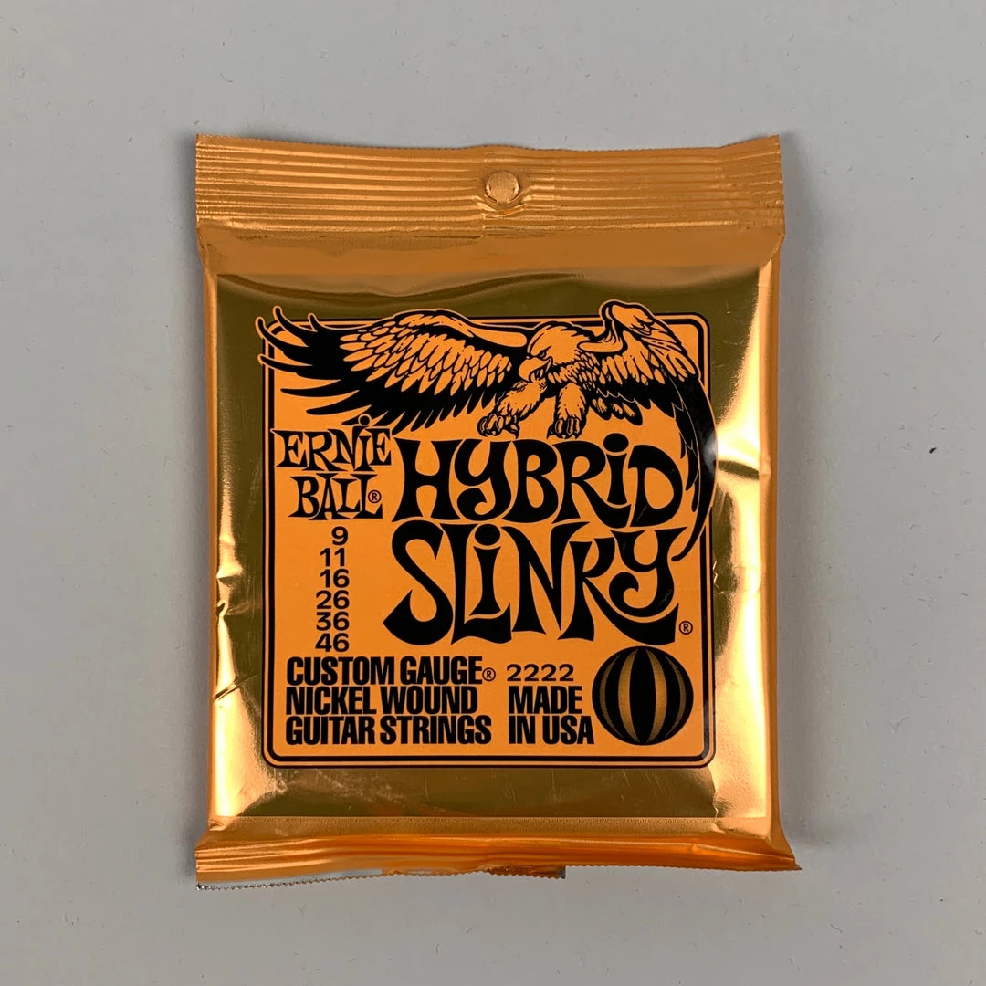 String Sets Ernie Ball Hybrid Slinky Nickel Wound Electric Guitar Strings, 09-46 3 String Sets Ernie Ball Hybrid Slinky Nickel Wound Electric Guitar Strings, 09-46