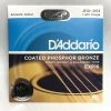 D'Addario EXP16 Coated Phosphor Bronze Acoustic Guitar Strings, Light, 12-53 String Sets