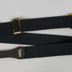 Taylor GS Mini Series Black Cotton Guitar Strap, 2" Fretted Accessories