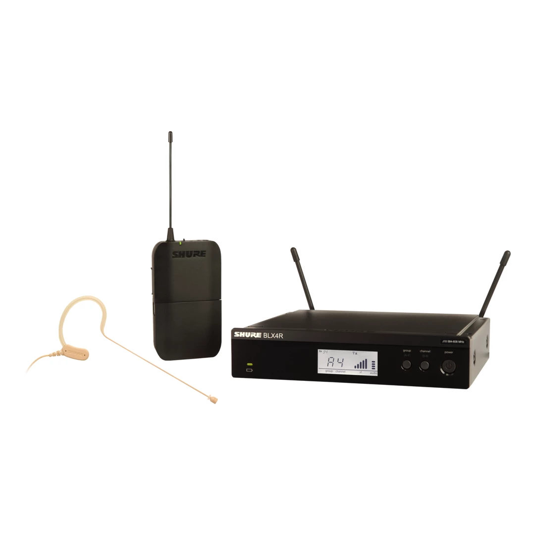 Shure BLX14R/MX53 Wireless Rack-Mount Presenter System With MX153 Earset Mic, H10 542MHz-572MHz Wireless Systems 3 Shure BLX14R/MX53 Wireless Rack-Mount Presenter System With MX153 Earset Mic, H10 542MHz-572MHz Wireless Systems