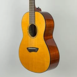 Yamaha CSF-TA TransAcoustic Parlor Guitar In Vintage Natural Acoustic Guitars