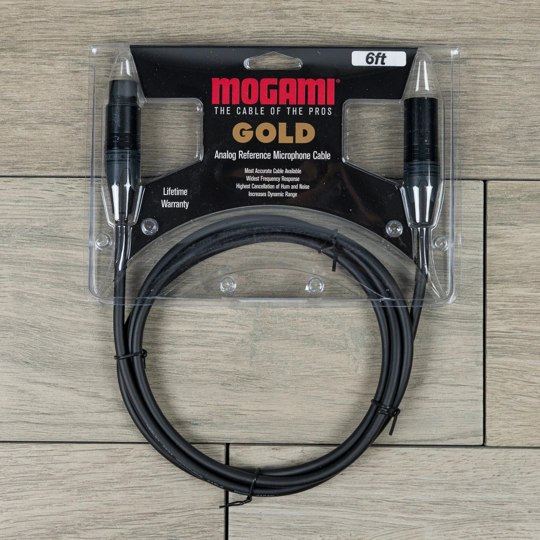 Fretted Accessories Mogami Gold Studio XLR Cable (6 Ft) 3 Fretted Accessories Mogami Gold Studio XLR Cable (6 Ft)