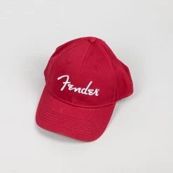 Fretted Accessories Fender Logo Stretch Cap In Red