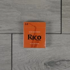 Rico By D'Addario Alto Saxophone Reeds, Strength 2 (Box Of 10) Woodwind Accessories