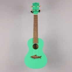 Kala Makala Concert Shark Ukulele, Surf Green