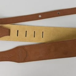 Fretted Accessories Taylor 300 Series Gemstone Medium Brown Sanded Suede Guitar Strap, 2.5" 5 Fretted Accessories Taylor 300 Series Gemstone Medium Brown Sanded Suede Guitar Strap, 2.5