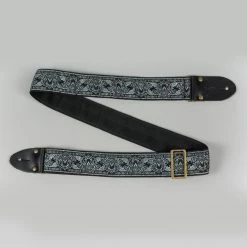 Fretted Accessories Paul Reed Smith 2" Retro Strap In Silver/Black (Limited)