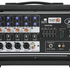Mixers Peavey PV 5300 5 Channel Powered Mixer